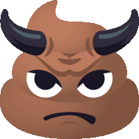 Bull Pile Of Poo Sticker