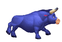 Bull Sticker