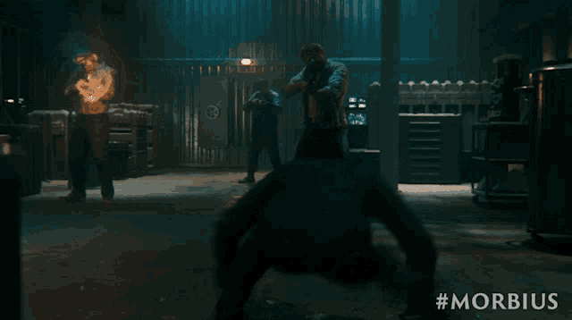 Bullet Dodge Morbius GIF