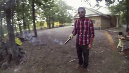 Bullet Time Fireworks GIF