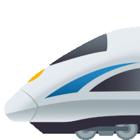 Bullet Train Travel Sticker