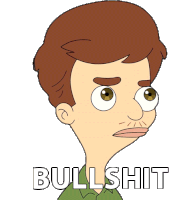 Bullshit Andrew Glouberman Sticker