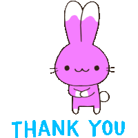 Buniboo Bows In Thanks Sticker