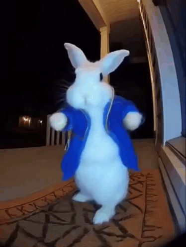 Bunny Clock GIF