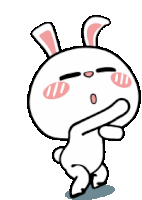 Bunny Dancing Oh Yeah Sticker