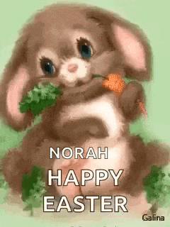 Bunny Happy Easter GIF