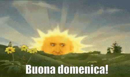 Buona Domenica Nicholas Cage GIF