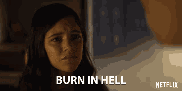 Burn In Hell Jenna Ortega GIF