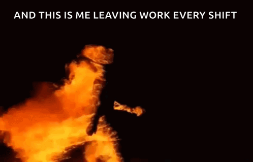 Burning Man Man On Fire GIF