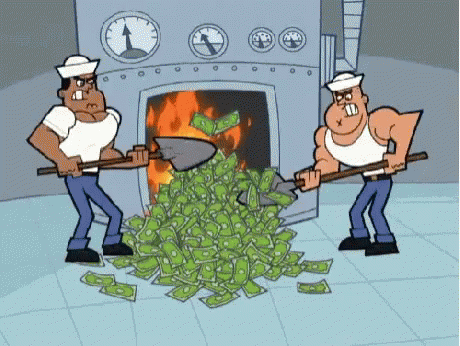 Burning Money GIF. This 460 x 346 animated GIF is part of our joker burning money collection. Created by zumalt. View the original animation, share it, or…