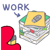 Burning My Work Crabby Crab Sticker