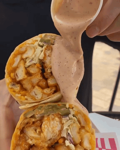 Burrito Fried Chicken Burrito GIF
