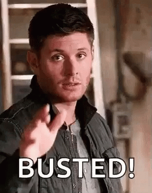 Busted Wink GIF