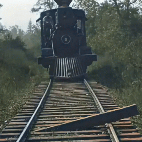 Buster Keaton Train GIF