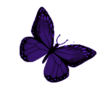 Butterfly Indigo Butterfly Sticker