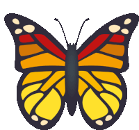 Butterfly Nature Sticker