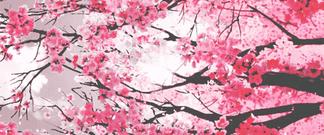 Butterfly Pink Leaves GIF