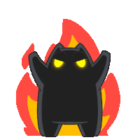 Buu Fire Sticker