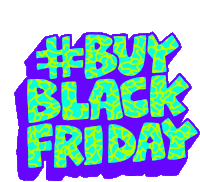 Buyblackfriday Black Businesses Matter Sticker