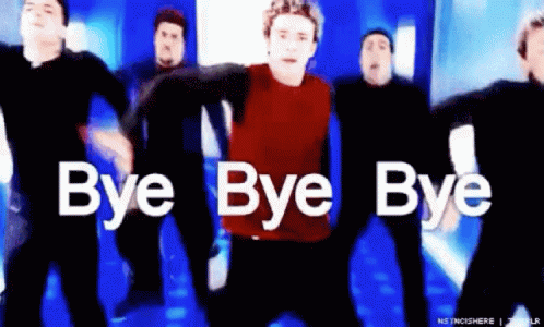Bye Bye Bye Nsync GIF