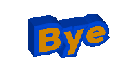 Bye Sticker