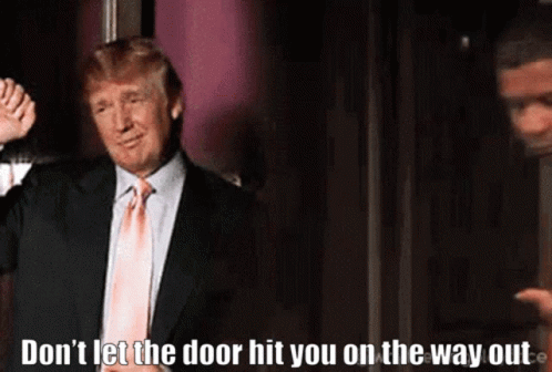 Byebyetrump Doorslam GIF