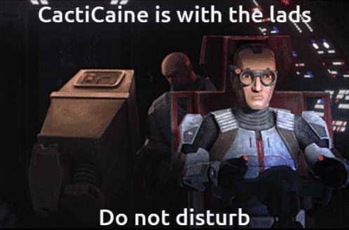 Cacti Caine Star Wars GIF. This 498 x 329 animated GIF is part of our only a sith deals in absolutes collection. Related themes include star wars. Created…