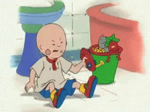 Caillou Tantrum GIF