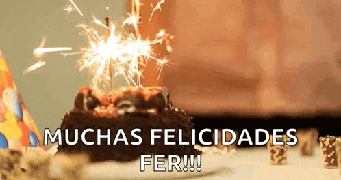 Cake Sparklers GIF