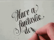 Calligraphy Write GIF. This 220 x 164 animated GIF is part of our mano escribiendo collection. Related themes include good day. View the original animation…