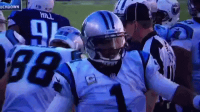 Cam Newton Panthers GIF. This 400 x 224 animated GIF is part of our cam newton fumble collection. Related themes include dance, nfl. View the original…