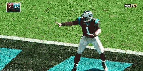 Cam Newton GIF. This 498 x 249 animated GIF is part of our cam newton fumble collection. Related themes include bow, football. View the original animation…