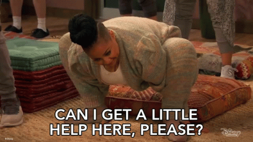 Can I Get A Little Help Here Please Raven Baxter GIF
