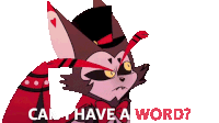 Can I Have A Word Husk Sticker