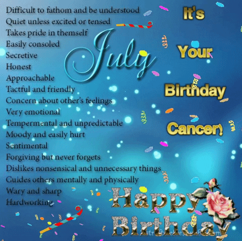 Cancer Happy Birthday GIF. This 480 x 478 animated GIF is part of our my birthday month collection. Related themes include happy birthday. Created by…