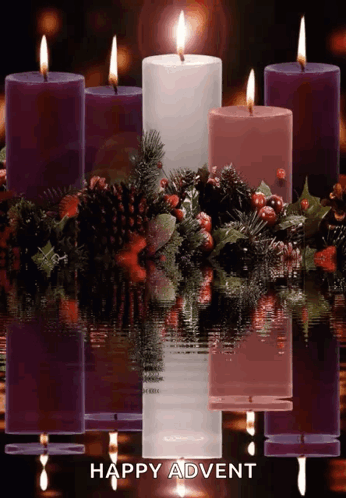 Candles Flowers GIF