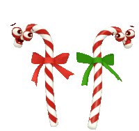 Candy Canes Dance Sticker