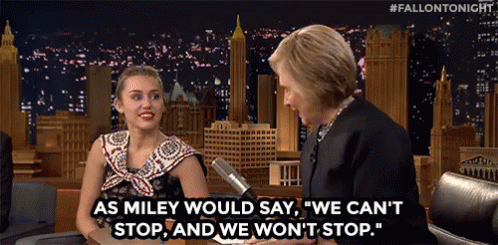 Can'T Stop Won'T Stop GIF