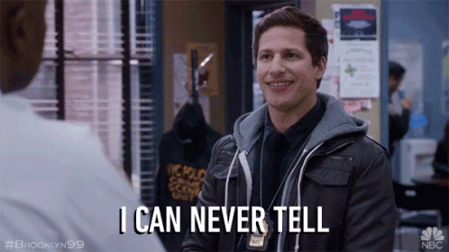 Cant Tell I Can Never Tell GIF. This 498 x 280 animated GIF is part of our ill never tell collection. Created by brooklynninenine. View the original…