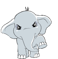 Canticos Elephant Sticker