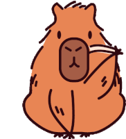 Capibara Sticker