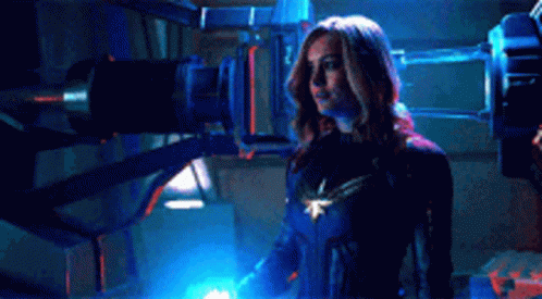 Captain Marvel Superhero GIF