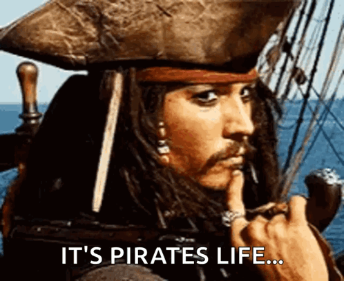 Captain Sparrow Smiles GIF