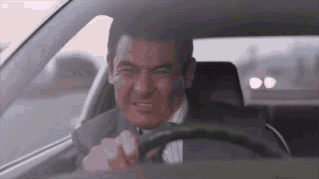 Car Crash Angry GIF