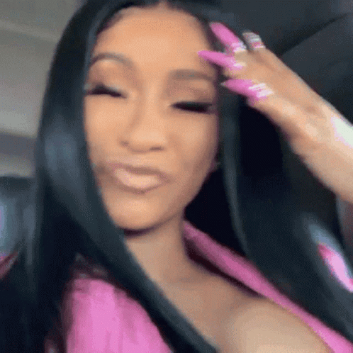 Cardi B Pink GIF