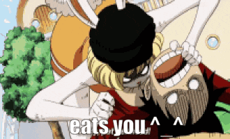 Carrot One Piece Eats You GIF