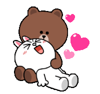 Cartoon Brown Bear Sticker