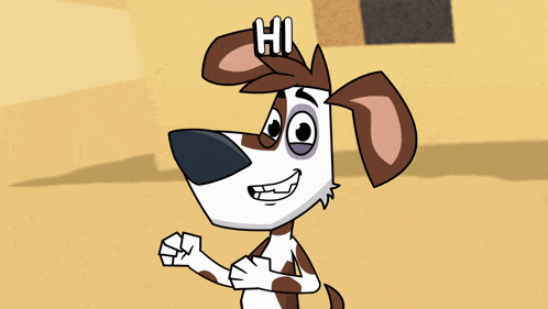 Cartoon Hello GIF