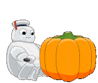 Carving Pumpkin Puft Sticker