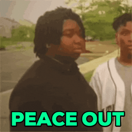 Casual Goodbye Chill Exit GIF. This 450 x 450 animated GIF is part of our goodbye collection. Related themes include peace out. Created by zyptoapp. View…